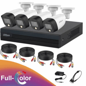 kit-dahua-de-4-camaras-bala-full-color-2mpx-1080p-con-accesorios